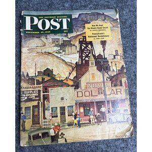 Vintage November 10 1945 Saturday Evening Post Magazine
